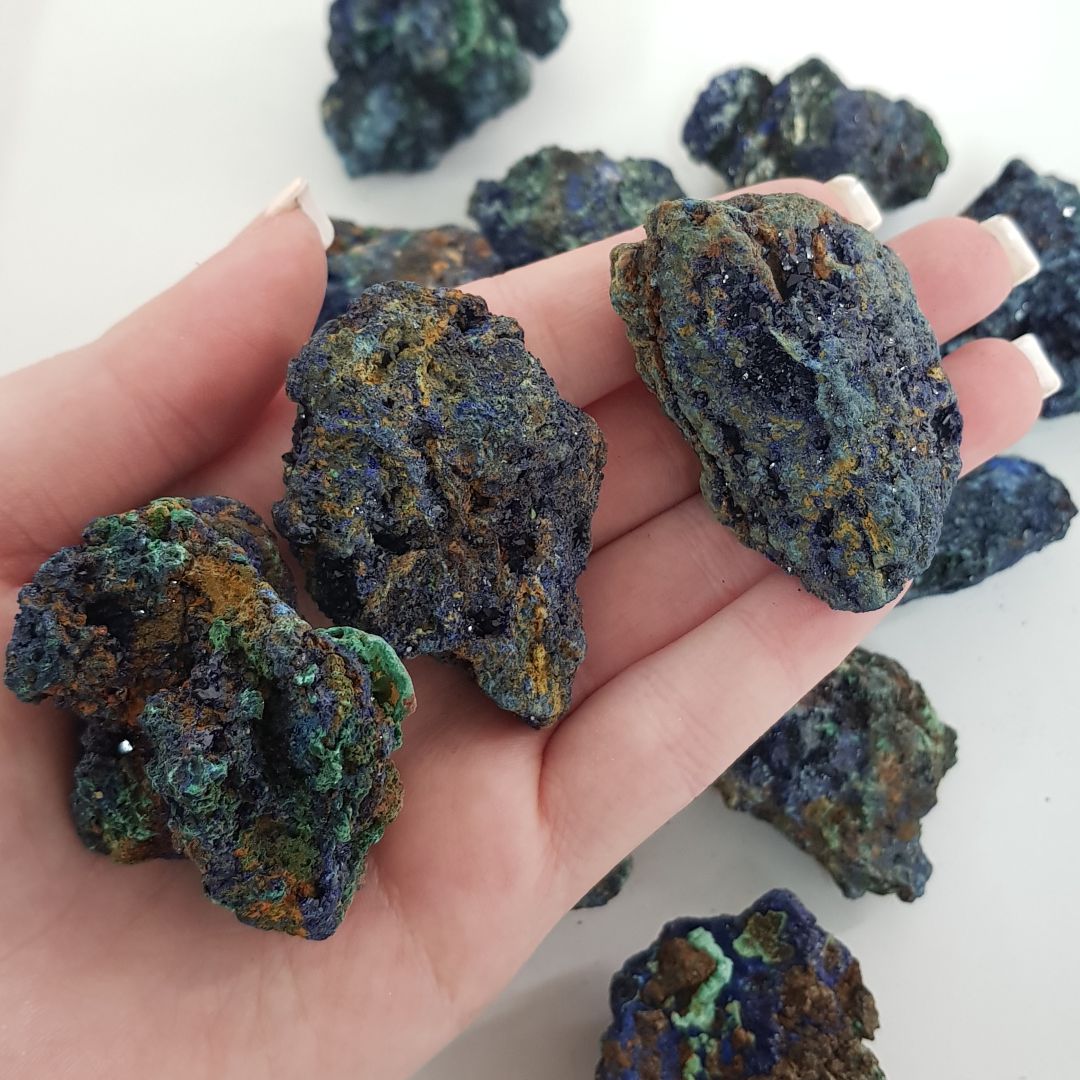Azurite and Malachite - Rough Chunk Azurite and Malachite - Rough Chunk